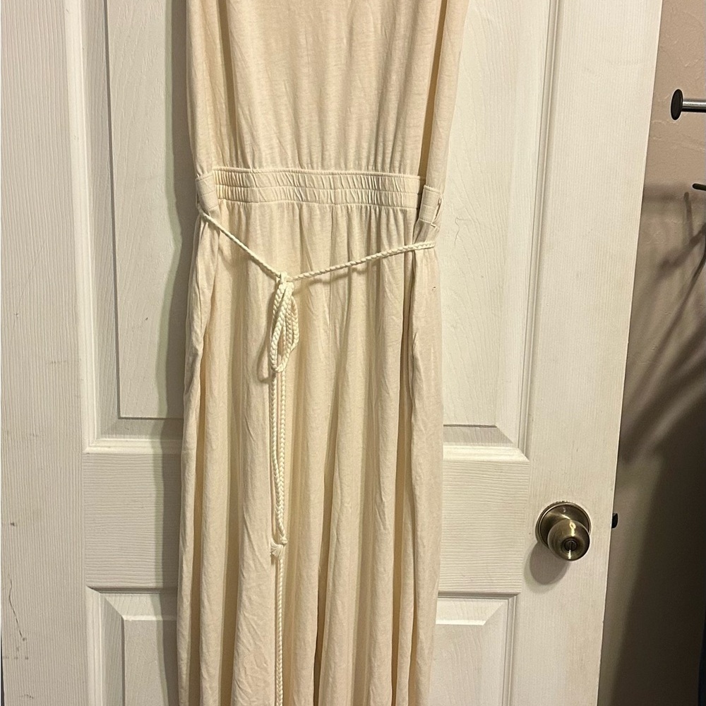 Pact Cream Jumpsuit Resort Wear